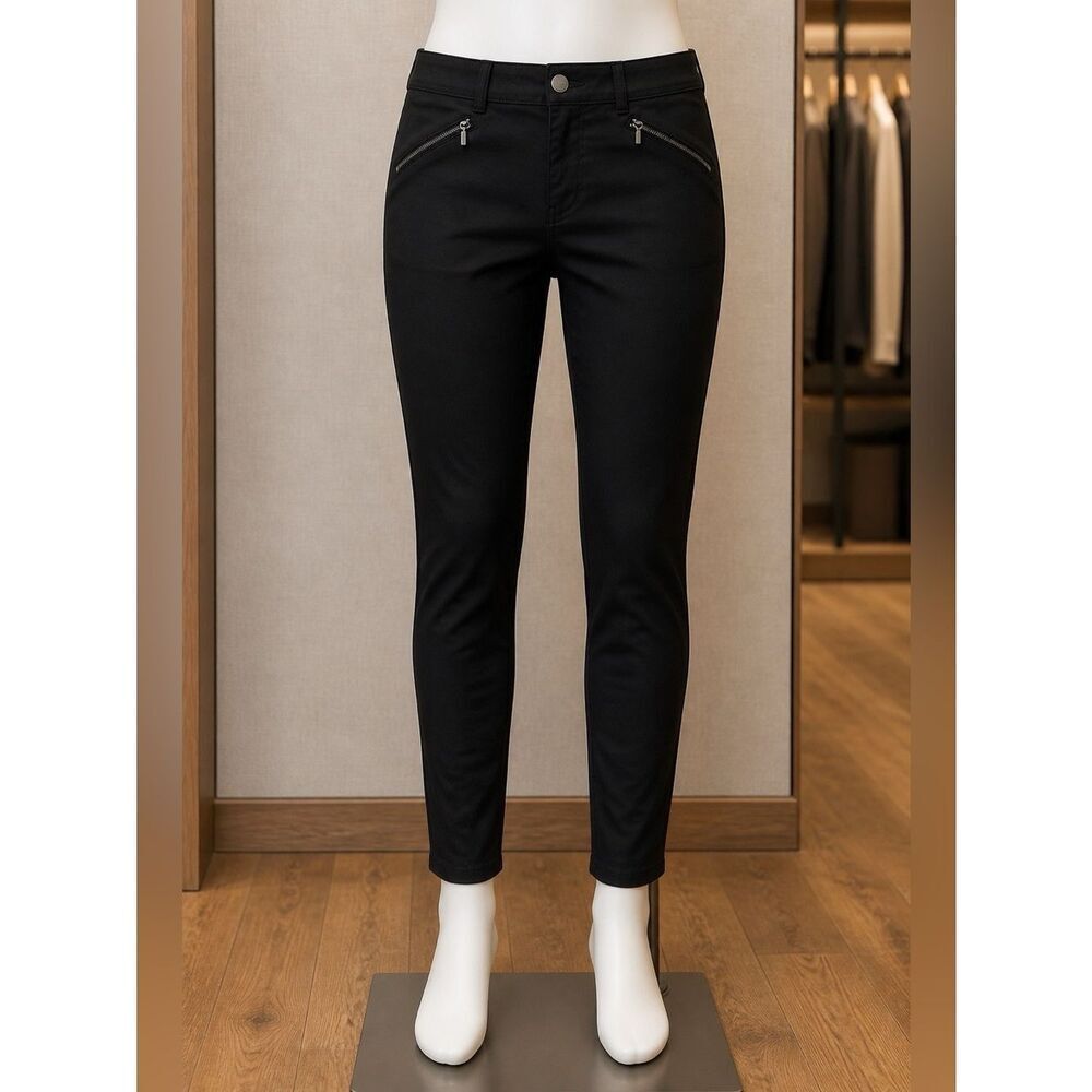 Black Lane Bryant Jeans with Zipper Accents size 18